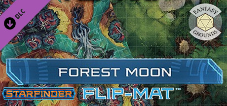 Fantasy Grounds - Starfinder RPG - FlipMat - Forest Moon