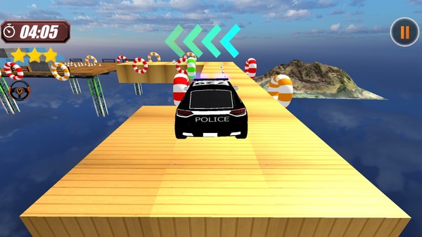 Скриншот из Stunts Contest Police Car