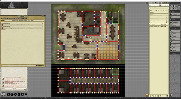 Fantasy Grounds - Pathfinder RPG - Pathfinder Flip-Map - Classic Tavern