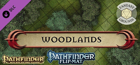 Fantasy Grounds - Pathfinder RPG - Pathfinder Flip-Mat - Classic Woodlands