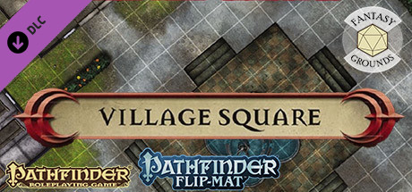 Fantasy Grounds - Pathfinder RPG - Pathfinder Flip-Map - Classic Village Square