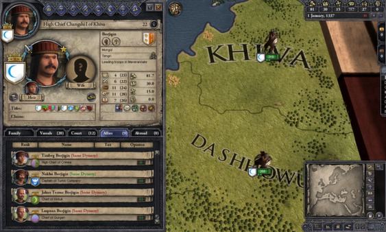 скриншот Crusader Kings II: Mongol Faces 5