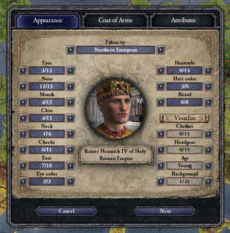 скриншот Crusader Kings II: Ruler Designer 0