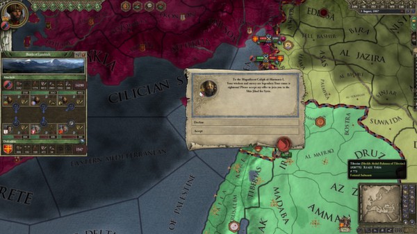 скриншот Crusader Kings II: Sword of Islam 3