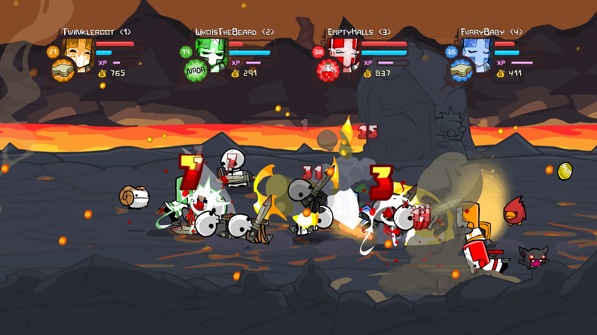 castle crashers necromancer battle