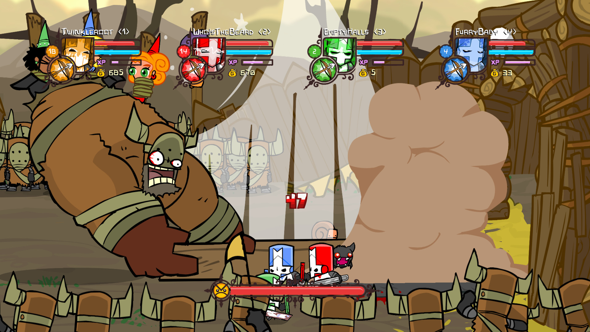 Castle Crashers Remastered on PS4 — price history, screenshots