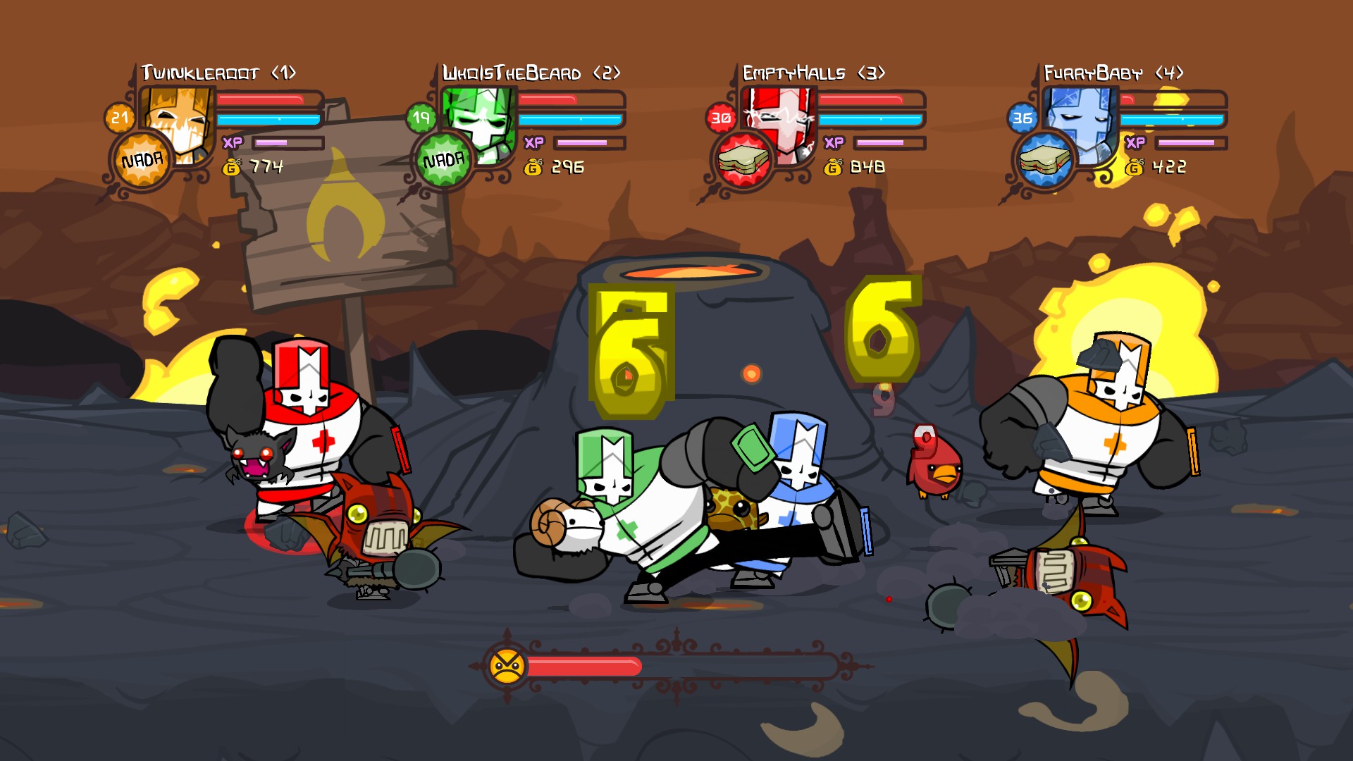 Castle crashers switch online co best sale op