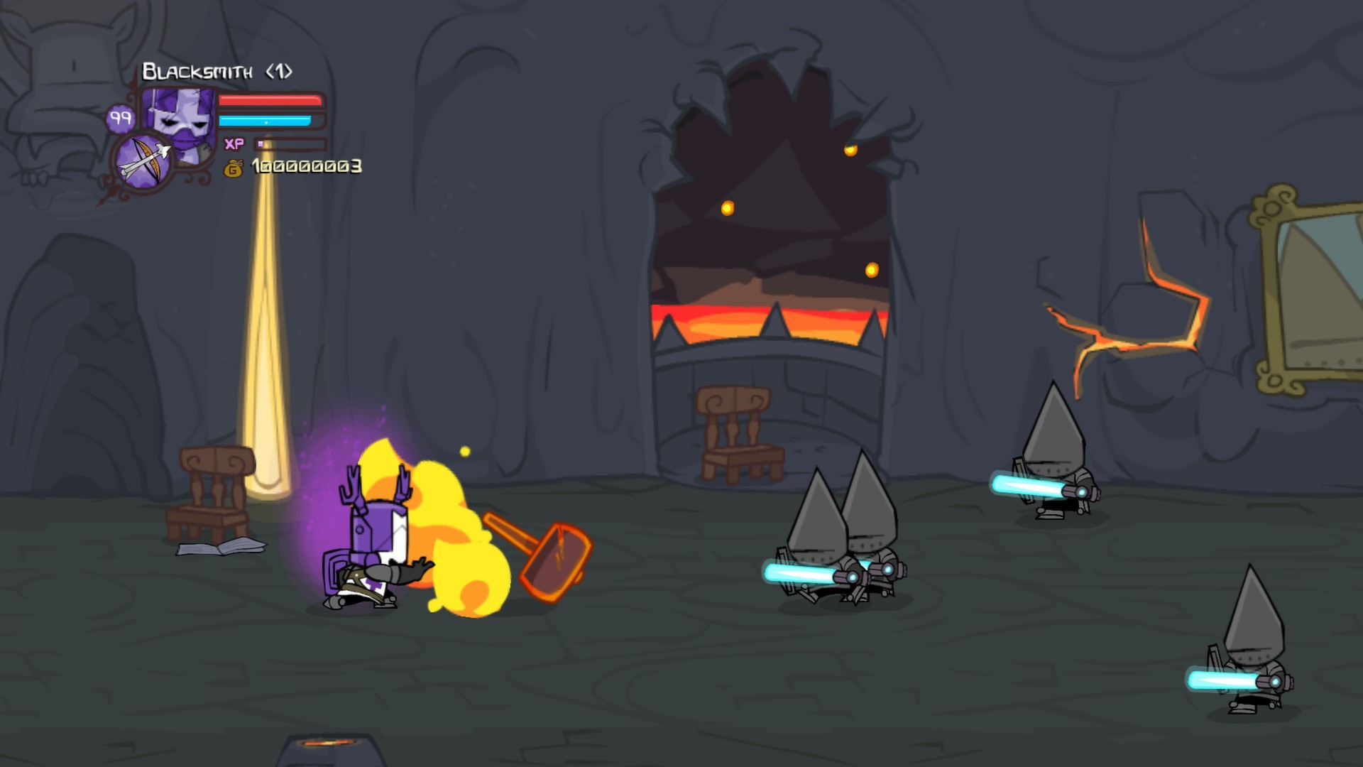 HWYB Blacksmith from Castle Crashers : r/WhatWouldYouBuild