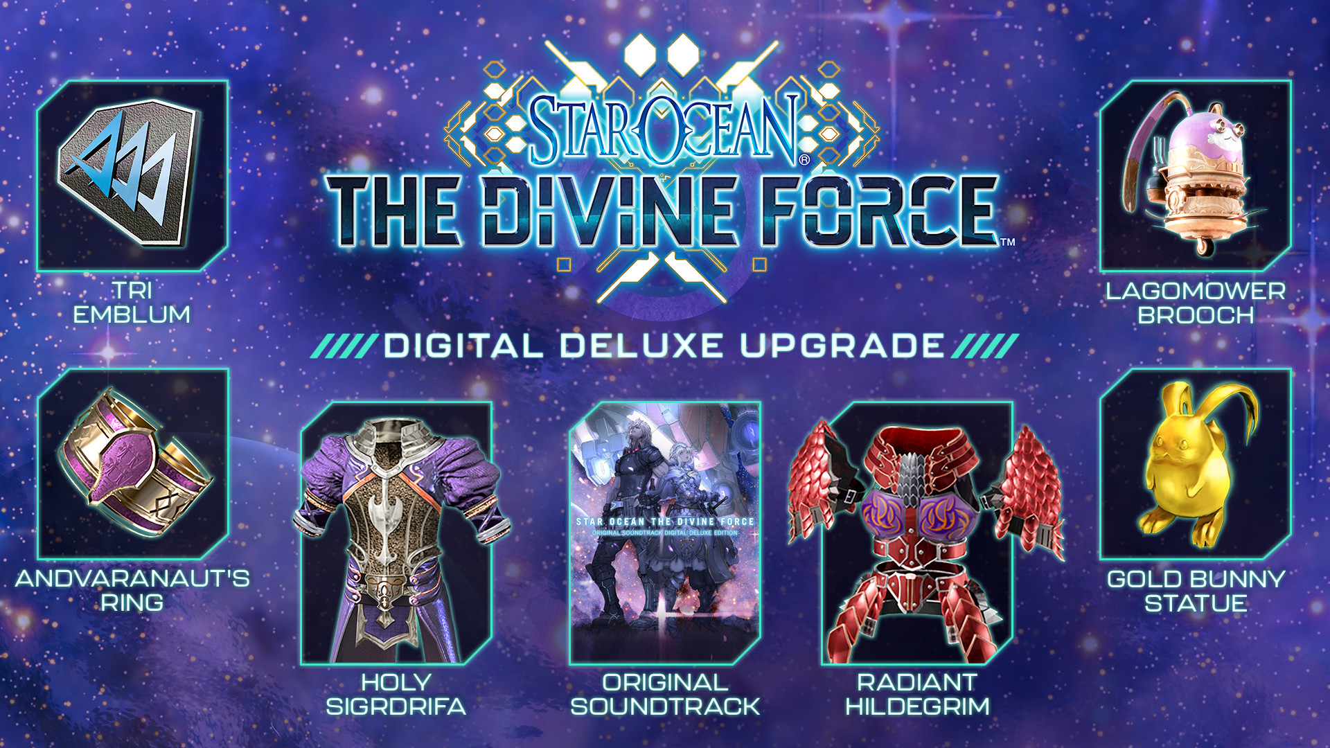 Pre-purchase STAR OCEAN THE DIVINE FORCE DIGITAL DELUXE UPGRADE on Steam