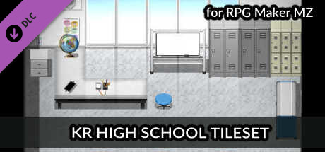 RPG Maker MZ - KR High School Tileset