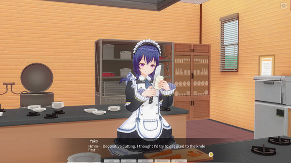 Скриншот из CUSTOM ORDER MAID 3D2 It’s a Night Magic Personality Pack Quiet and love to be pampered, Bookworm