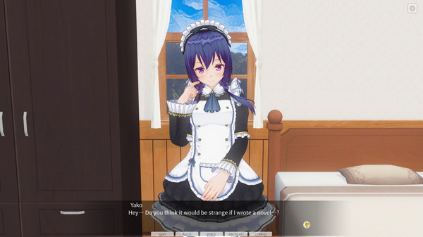 Скриншот из CUSTOM ORDER MAID 3D2 It’s a Night Magic Personality Pack Quiet and love to be pampered, Bookworm