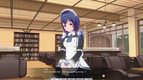 Скриншот из CUSTOM ORDER MAID 3D2 It’s a Night Magic Personality Pack Quiet and love to be pampered, Bookworm