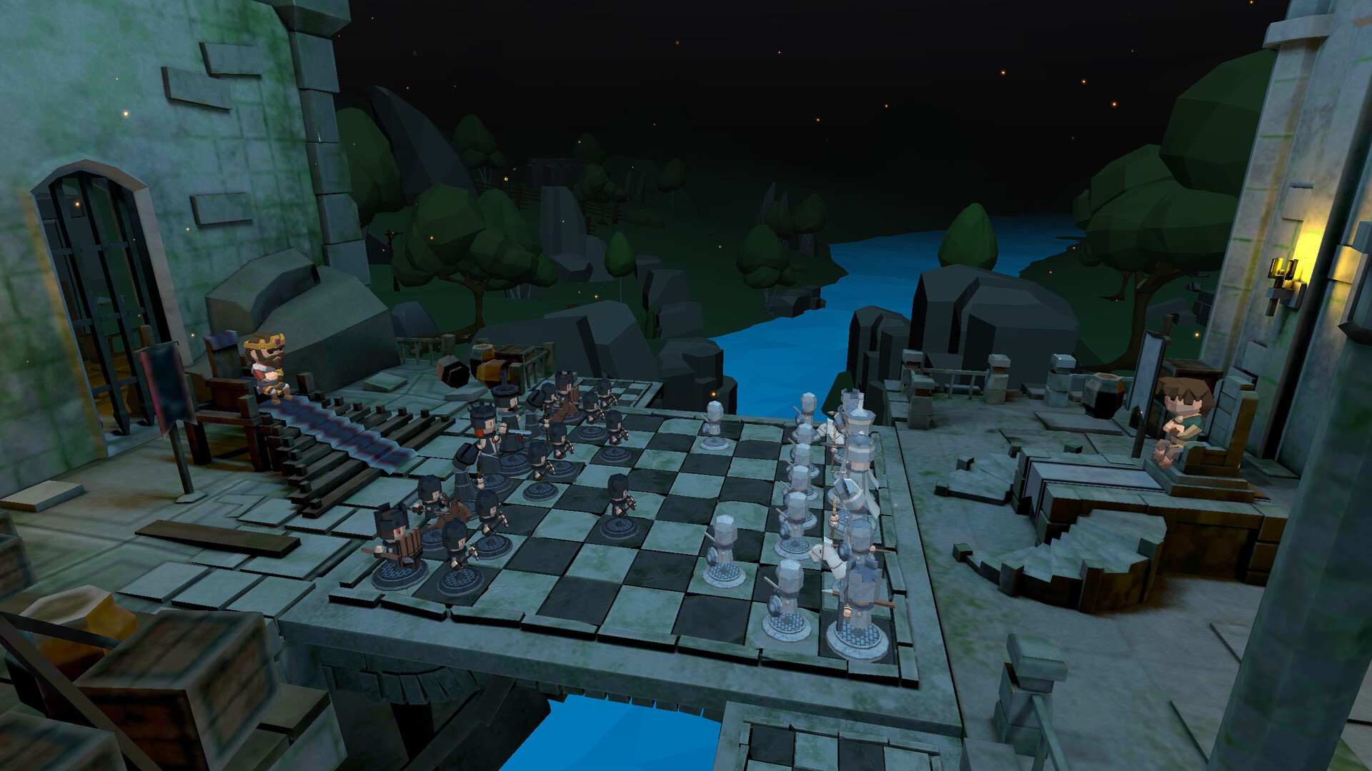 Play Chess On A Spaceship or in Medieval Times - Chess VR 