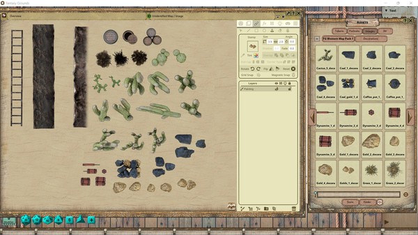 Fantasy Grounds - FG Western Map Pack
