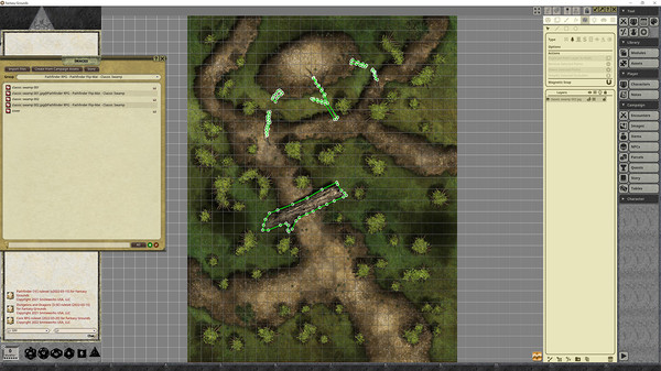 Fantasy Grounds - Pathfinder RPG - Pathfinder Flip-Map - Classic Swamp