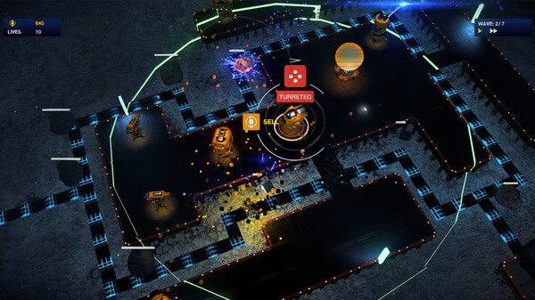 Скриншот из Space gold rush TD