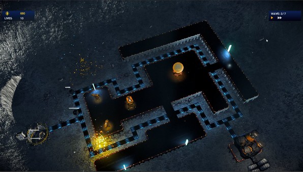 Скриншот из Space gold rush TD