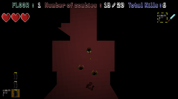 ZombieMaze game for Linux 1