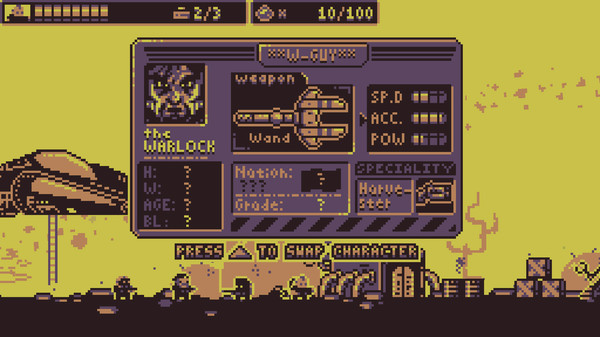 Warlock character for B.I.O.T.A.