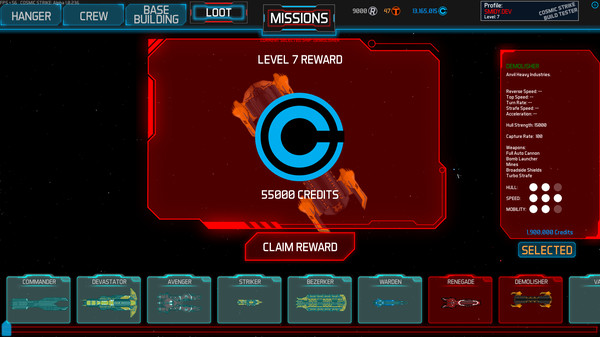 Скриншот из Cosmic Strike - The last Sub Sector