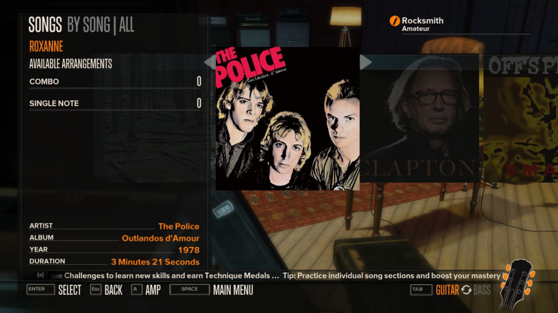 Rocksmith - The Police - Roxanne Featured Screenshot #1