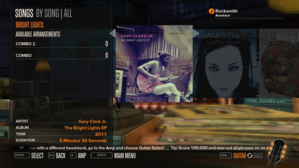 Rocksmith - Gary Clark Jr. - Bright Lights for steam