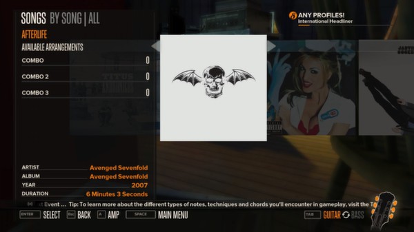 Rocksmith - Avenged Sevenfold - Afterlife for steam