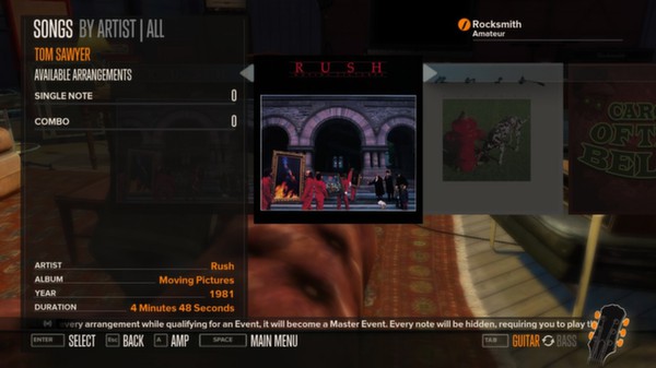 Rocksmith - Rush - Tom Sawyer