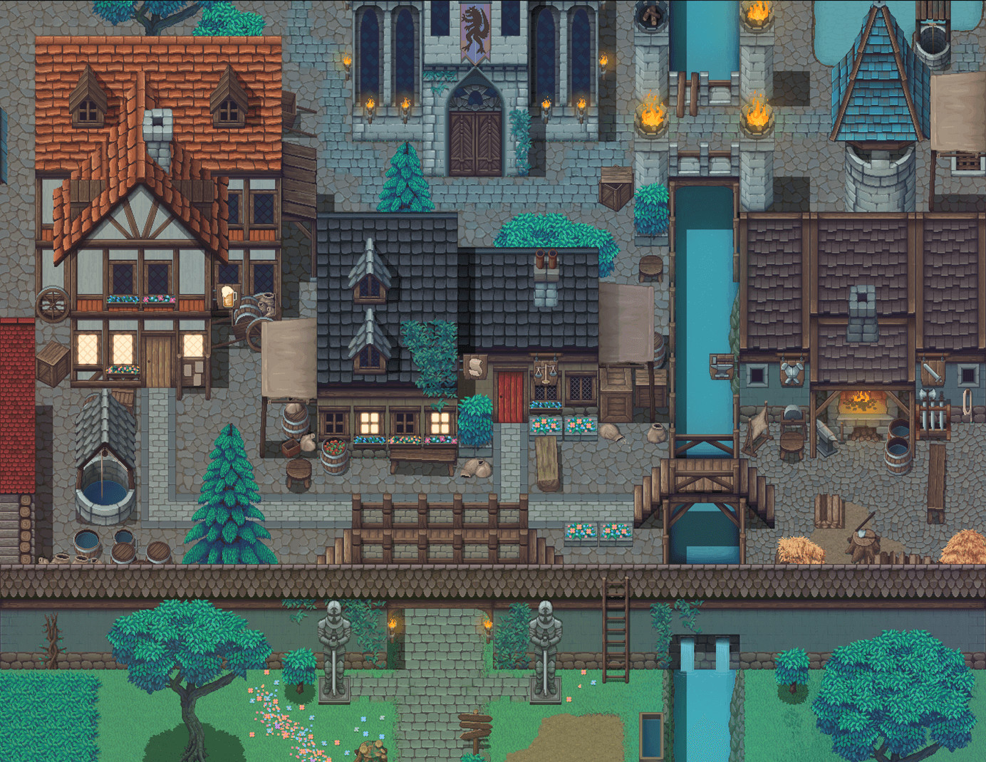 RPG Maker MZ - Winlu Fantasy Tileset - Exterior screenshot screenshot 7