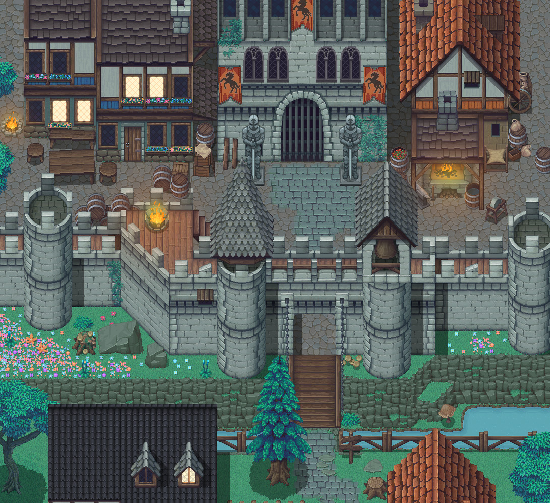 RPG Maker MZ - Winlu Fantasy Tileset - Exterior screenshot screenshot 4