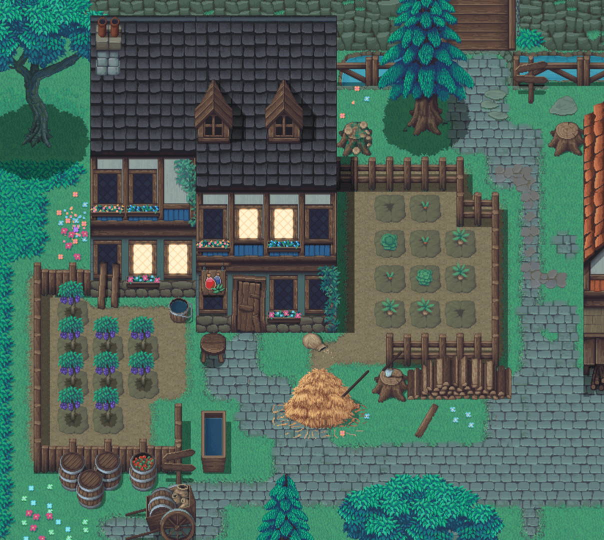 RPG Maker MZ - Winlu Fantasy Tileset - Exterior #3