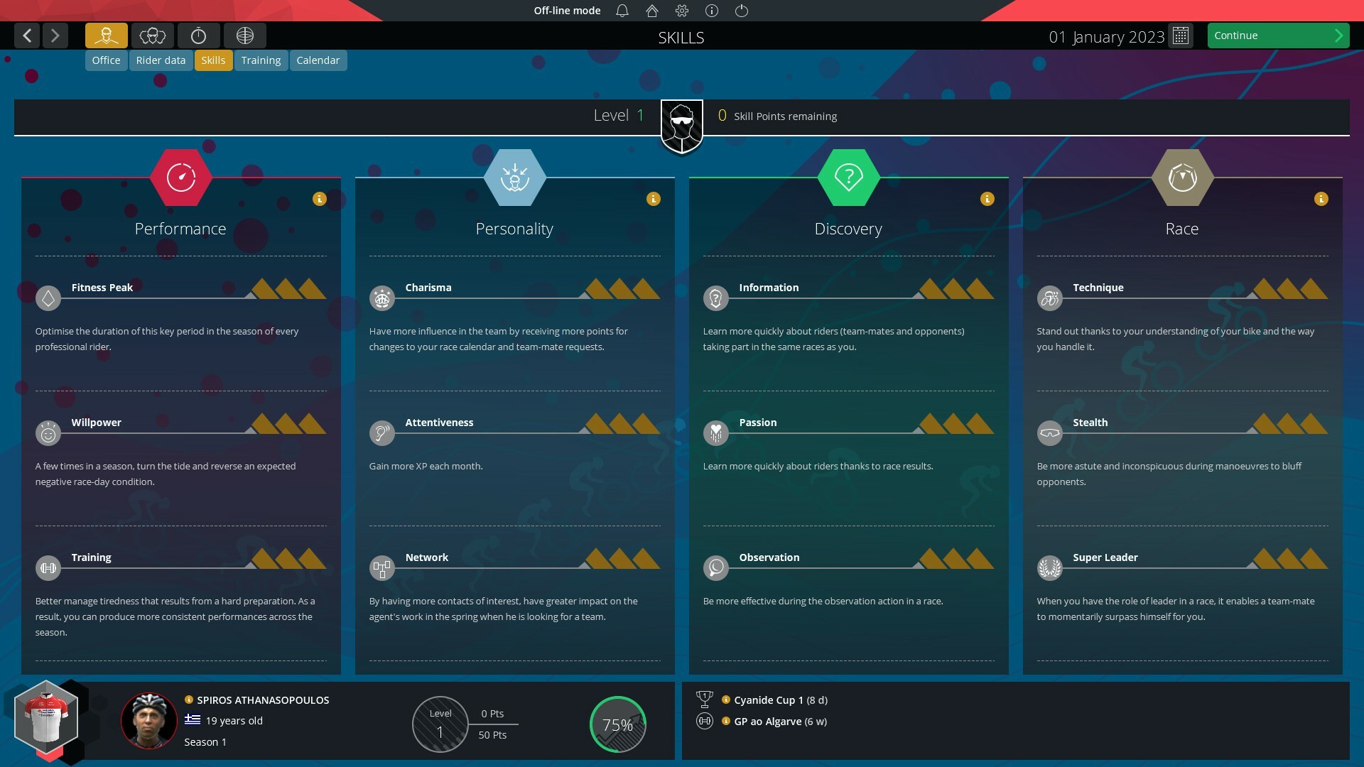 PRO CYCLING MANAGER 2023 - PRO CYCLIST #2 : Les premières courses