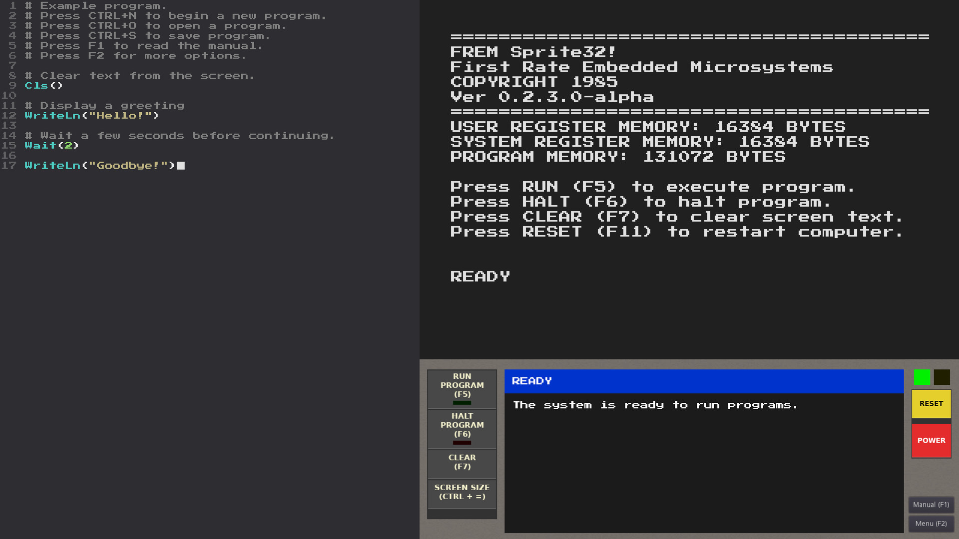 FREM Sprite32! screenshot 1