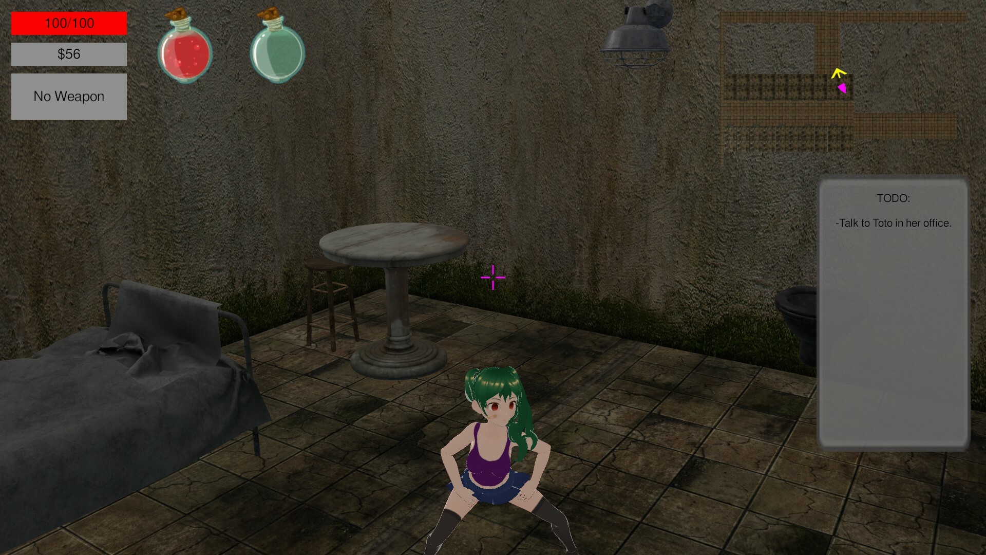 Anime Prison - Gisele's Escape PC gameplay screenshot 1 of 5