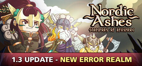 Steam header art for Nordic Ashes: Survivors of Ragnarok