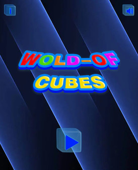 World of Cubes - sky blue