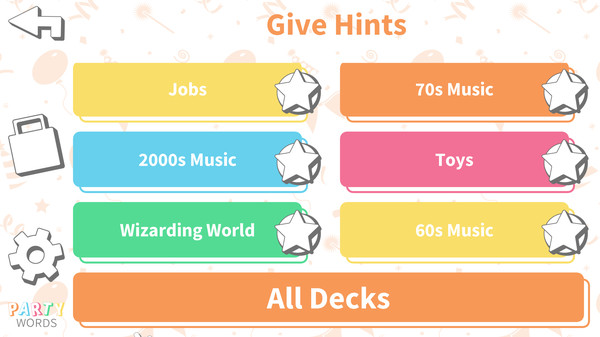 Party Words - Music Decks