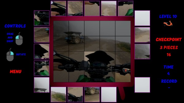 Скриншот из Motorbike Video Puzzle
