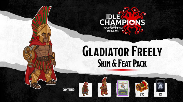 Idle Champions - Gladiator Freely Skin & Feat Pack