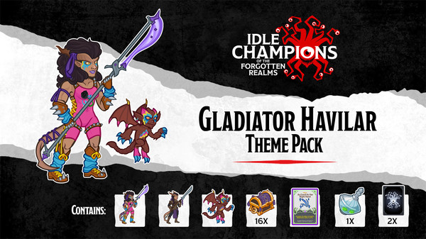 Idle Champions - Gladiator Havilar Theme Pack