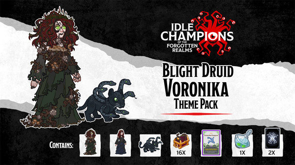 Idle Champions - Blight Druid Voronika Theme Pack