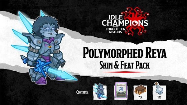 Idle Champions - Polymorphed Reya Skin & Feat Pack