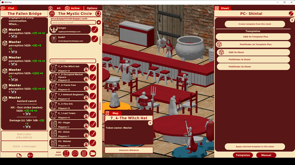 RPG Plus - Virtual Tabletopfor windows and Linux 1