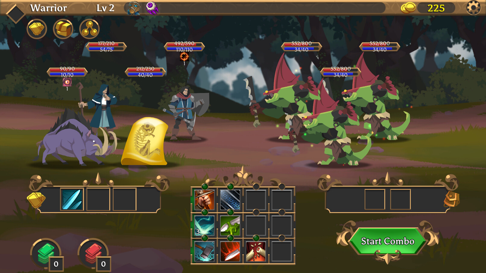 Combo Card Clashers Demo #0