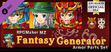 RPG Maker MZ - Fantasy Generator - Armor Parts Set banner