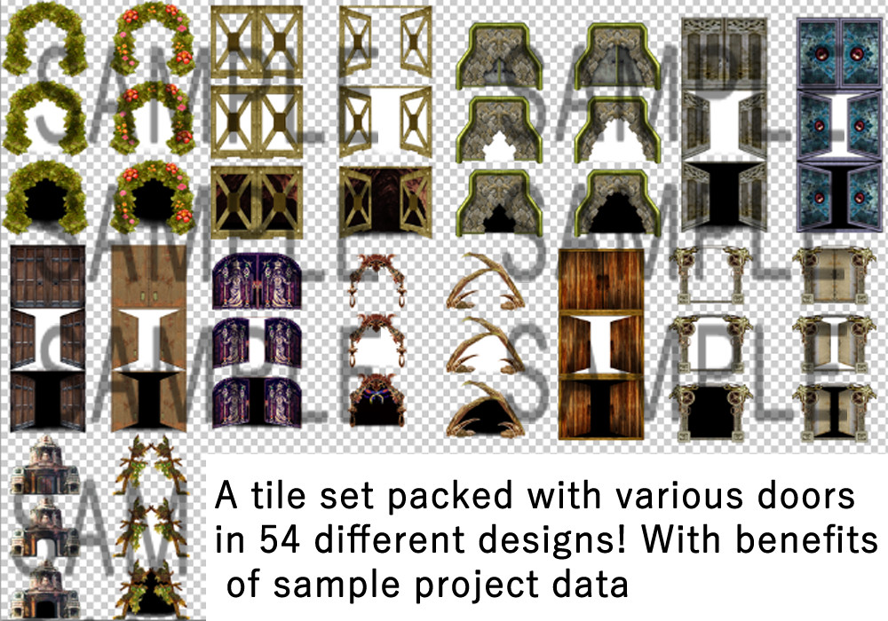 RPG Maker MZ - NATHUHARUCA Door Tilesets no Steam