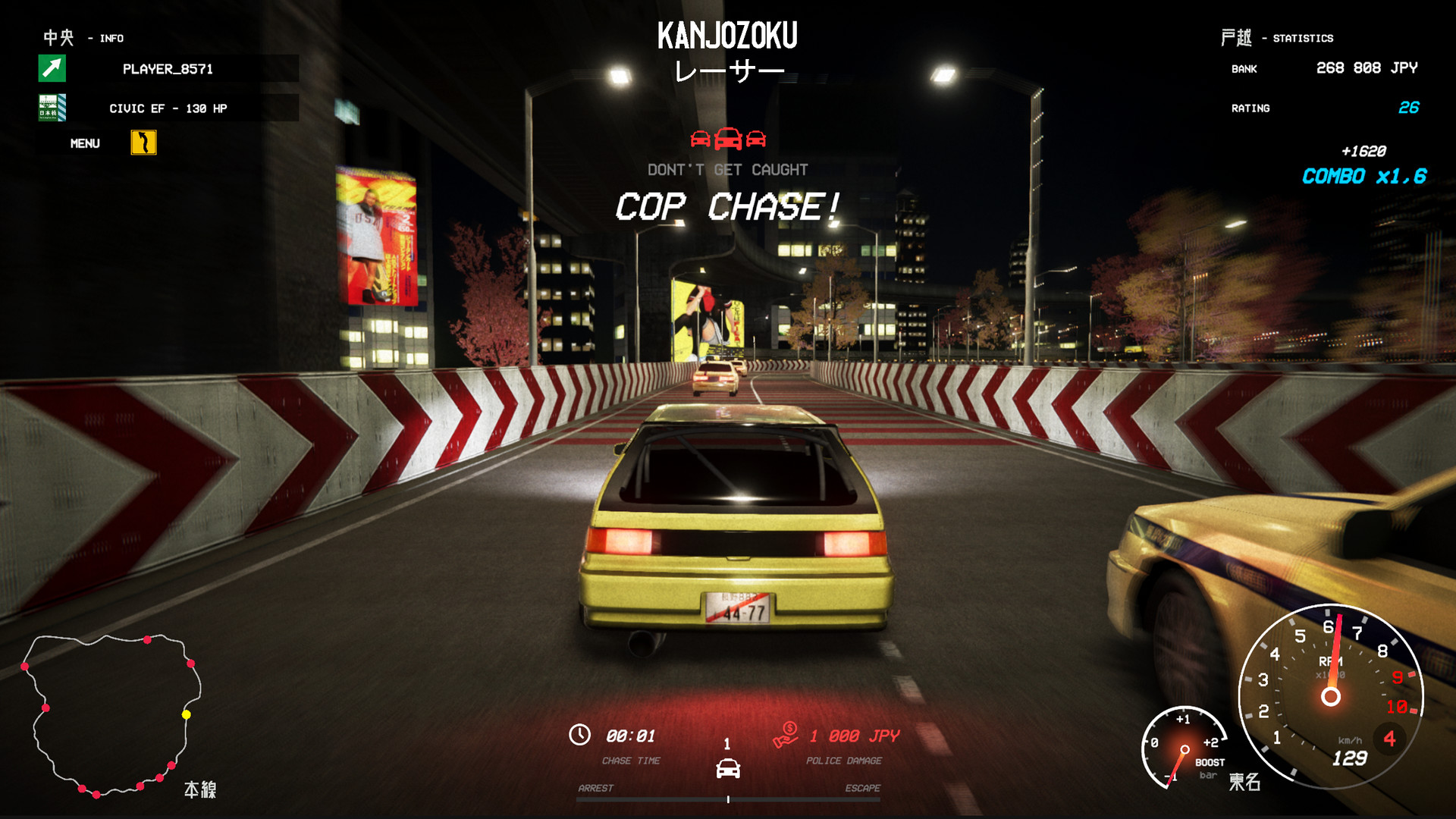 Kanjozoku Game レーサー Online Street Racing & Drift Steam Charts