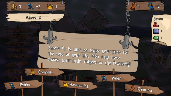 Скриншот из Fastest Fantasy Life Simulator
