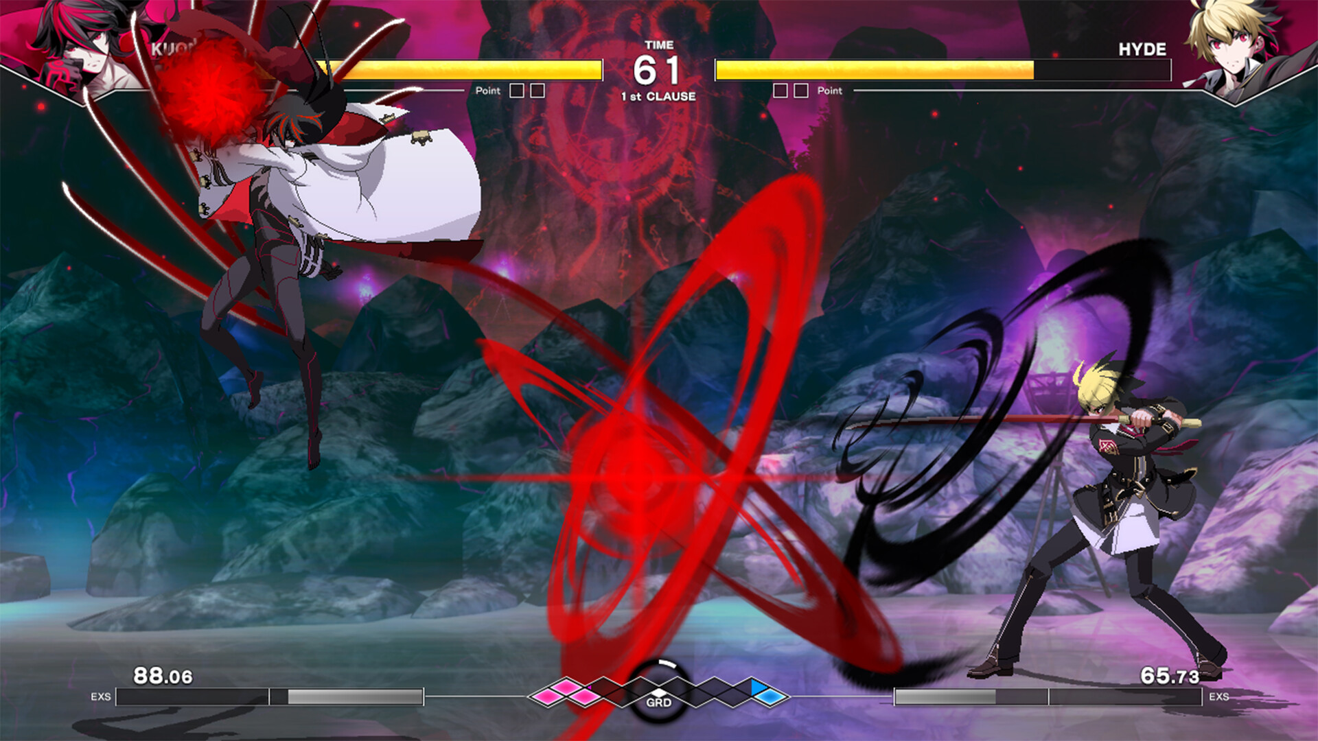 Anime Fighting Game Under Night In-Birth II Sys:Celes Open Beta